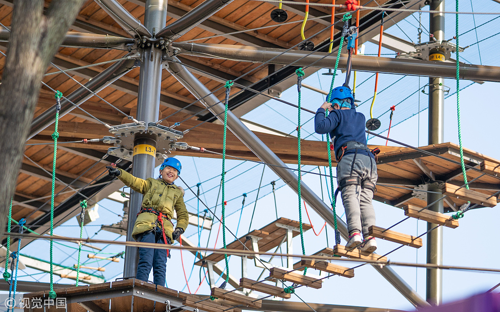 上海にアスレチック施設登場 市民が体験_中国網_日本語