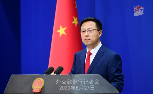 外交部、南中国海関連の米制裁に断固反対