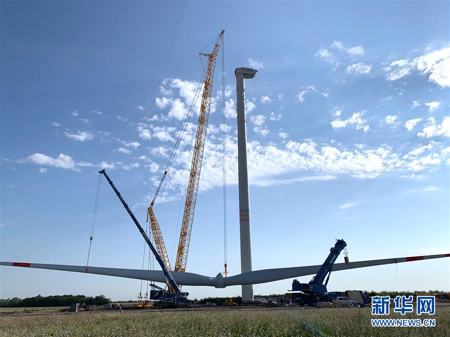 （国际）（4）跨越数千公里 中国风电设备助力哈萨克斯坦