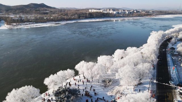 吉林市で新年の霧氷が発生、松花江が銀世界に_中国網_日本語