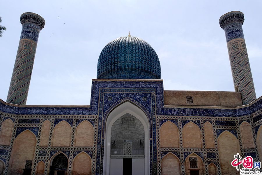 Поездка китайских СМИ по Шелковом пути: в поисках исторических памятников древнего Шелкового пути в Самарканде