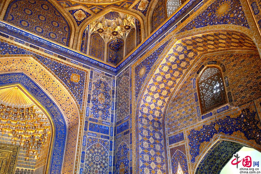 Поездка китайских СМИ по Шелковом пути: в поисках исторических памятников древнего Шелкового пути в Самарканде Поездка китайских СМИ по Шелковом пути: в поисках исторических памятников древнего Шелкового пути в Самарканде