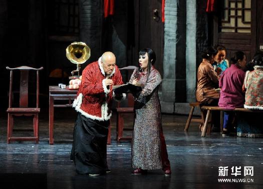 В Пекине в Большом национальном театре состоялась премьера 'Рикши'