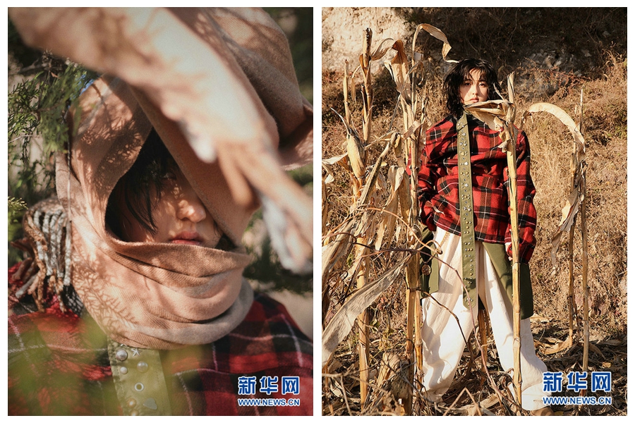 Восходящая звезда Чжан Цзыфэн создает модный стиль