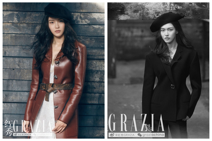 Очаровательная актриса Тан Янь попал на модный журнал