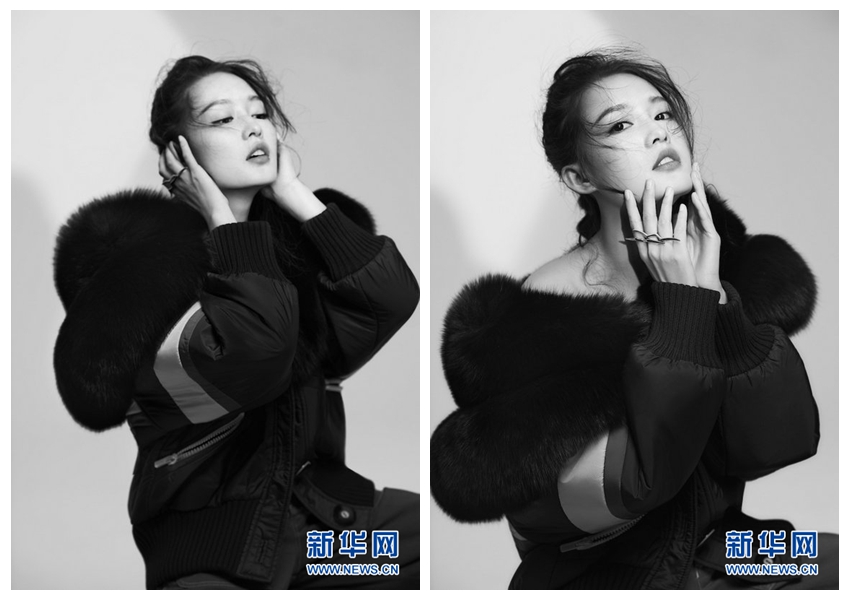 Китайская актриса Ли Цинь попала на обложку модного журнала