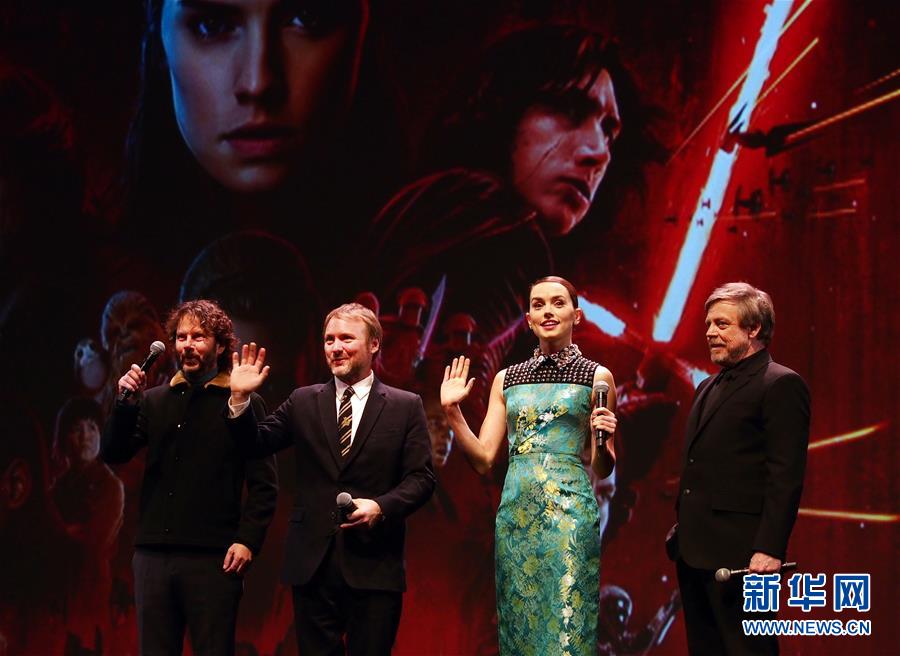 Премьера фильма «Звёздные войны: Последние джедаи» состоялась в Шанхае