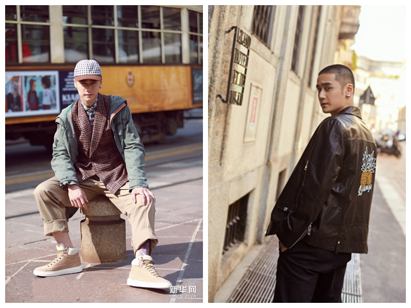 Новые уличные фотографии актера Цзян Цзиньфу