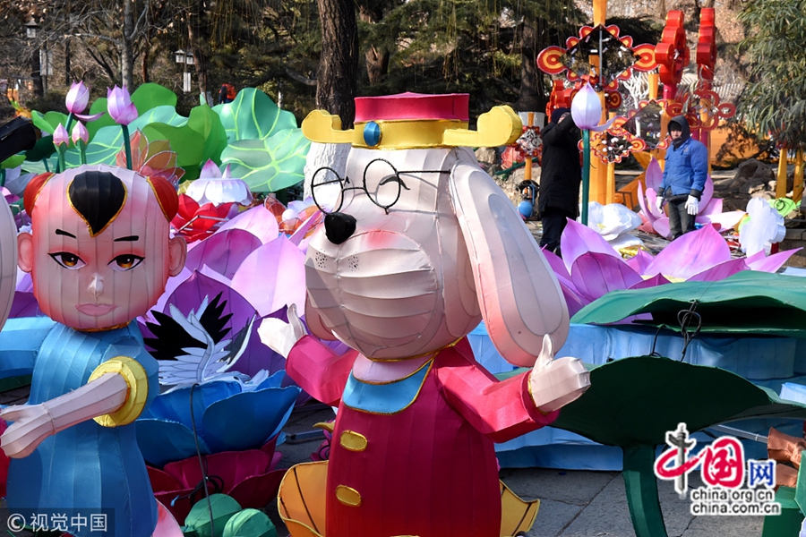 23 января, в парке Баотуцюань («бурлящий источник») г. Цзинань цветные фонари в виде мультяшных собак стали яркой изюминкой проходящего фестиваля цветных фонарей, что привлекло многих туристов.