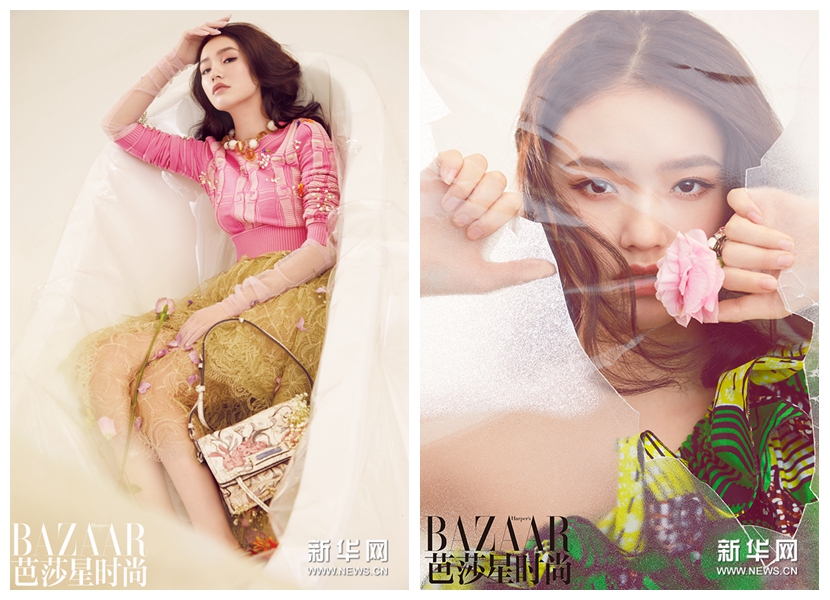 Китайская актриса Линь Юнь создает модный образ