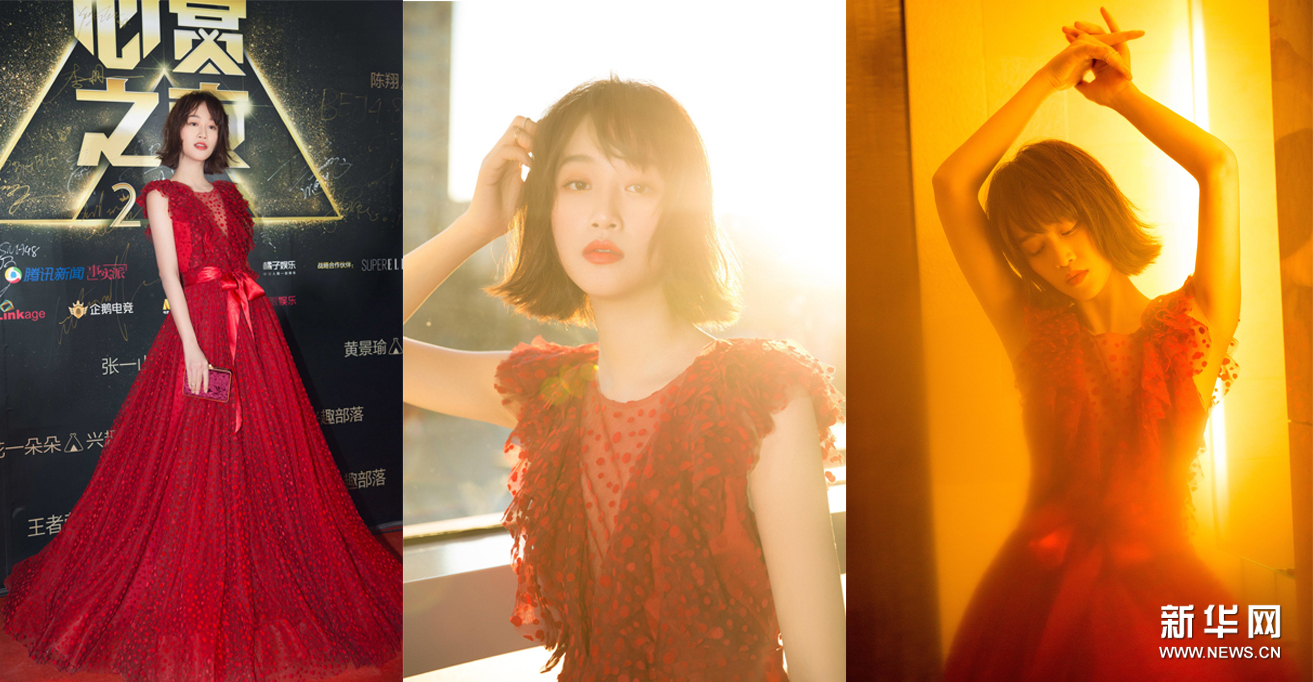 Красивая актриса Лань Инъин в стиле кэжуал