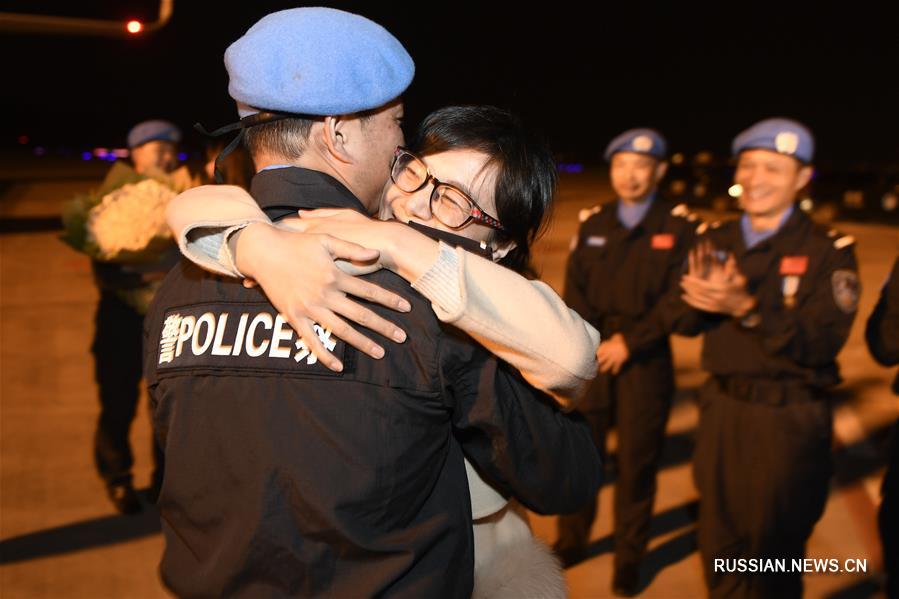 6-й отряд миротворческой полиции Китая в Южном Судане вернулся домой