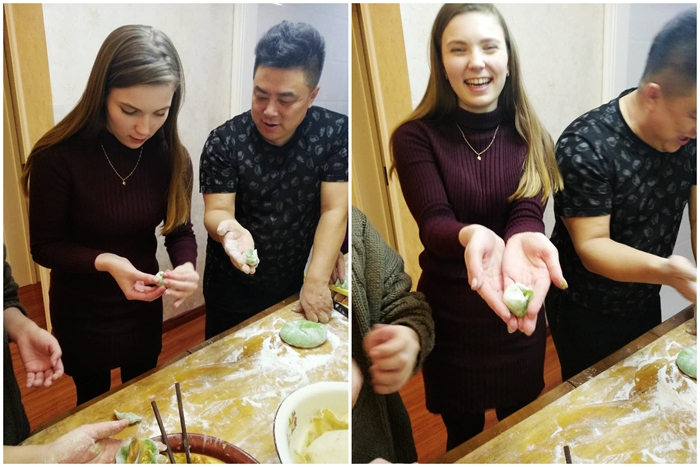 Иностранцы весело встретили Праздник Весны в китайских семьях