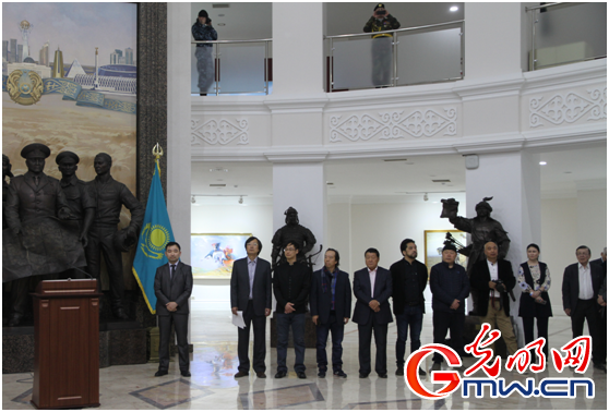 Выставка произведений известных китайских художников в Казахстане