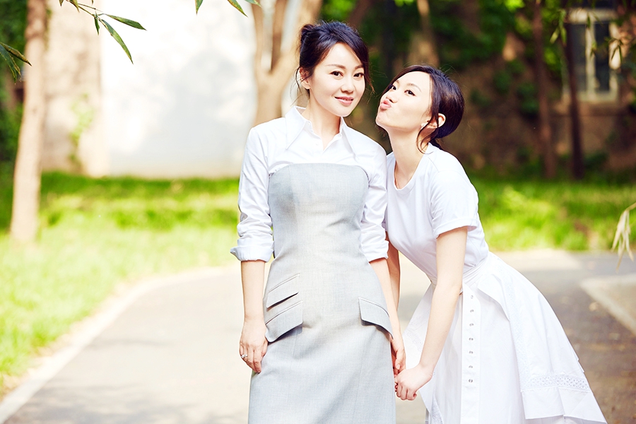 Телезвезда Янь Ни со своей актрисой-дочкой