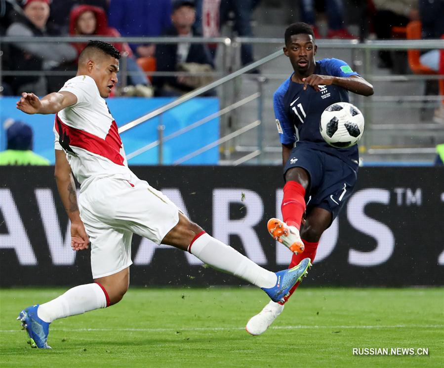 Футбол -- ЧМ-2018, группа C: Франция победила Перу