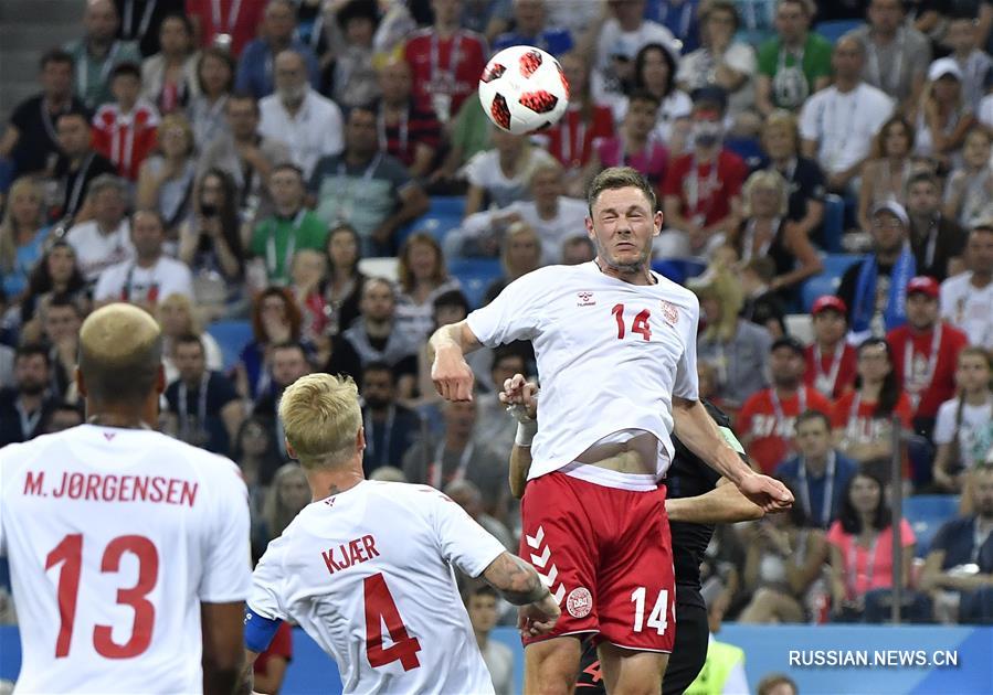 В матче 1/8 финала проходящего в России чемпионата мира по футболу 2018 года сборная Хорватии сегодня в Нижнем Новгороде встречается со сборной Дании. 