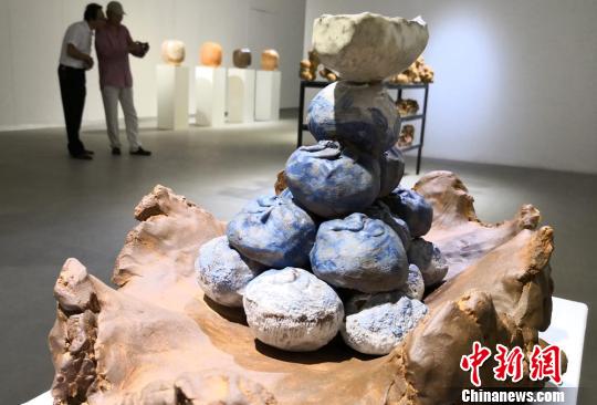 «Блюда» из гончарной глины на выставке Креативных гончарных изделий в Ланьчжоу