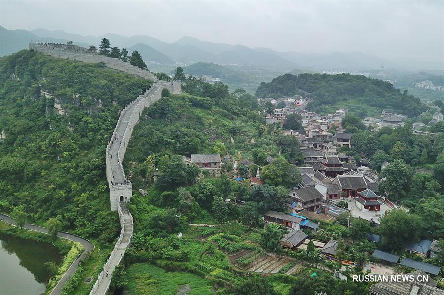 Живописные летние пейзажи древнего поселка Цинъянь