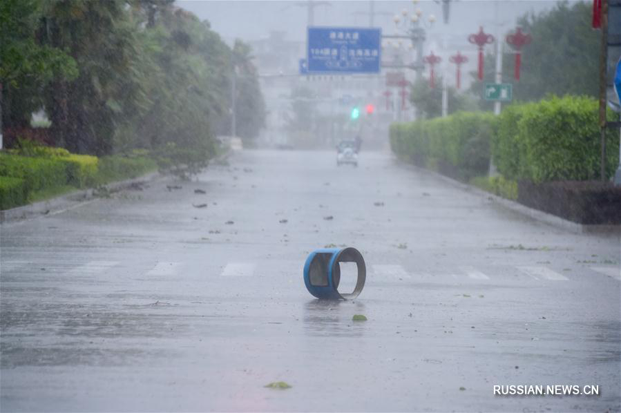 Тайфун "Мария" обрушился на пров. Фуцзянь