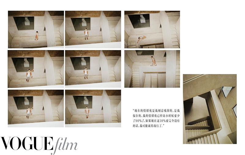 Ли Гуанцзе в снимках с винтажным стилем