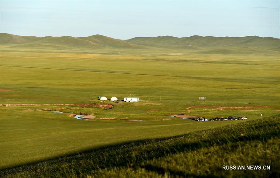 Фото: красивая степь во Внутренней Монголии