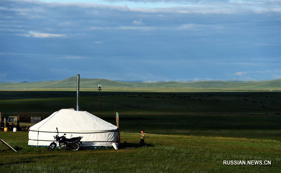 Лето в степях АР Внутренняя Монголия