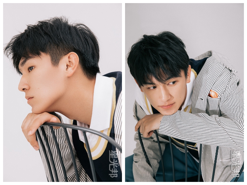 Модное сочетание одежды актера Ян Сюйвэня