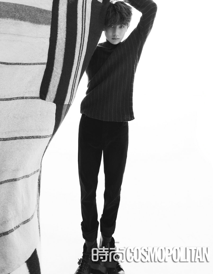 Талантливый актер и певец Ван Юань снялся для модного журнала