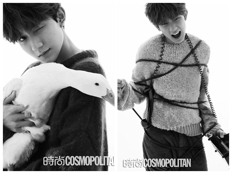 Талантливый актер и певец Ван Юань снялся для модного журнала