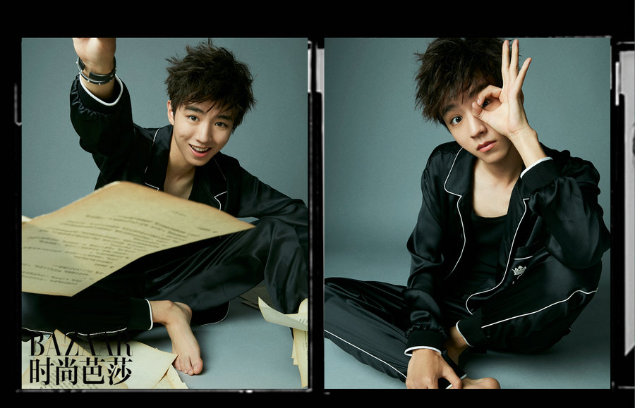 Популярный актер и певец Ван Цзюнькай попал на обложку модного журнала