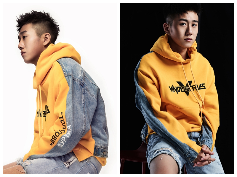 Молодой актер Цзян Гуаньнань в спортивном стиле