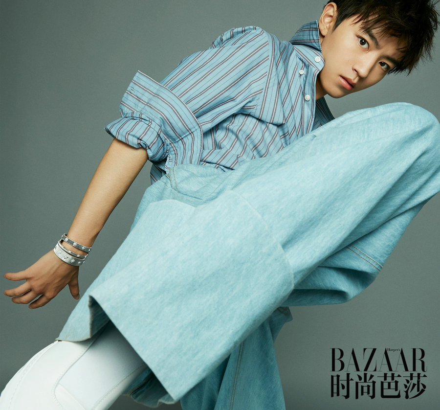 Популярный актер и певец Ван Цзюнькай попал на обложку модного журнала
