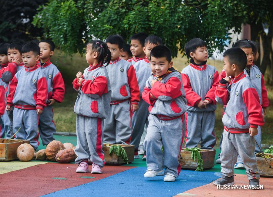 Игры дошкольников в уезде Чансин провинции Чжэцзян