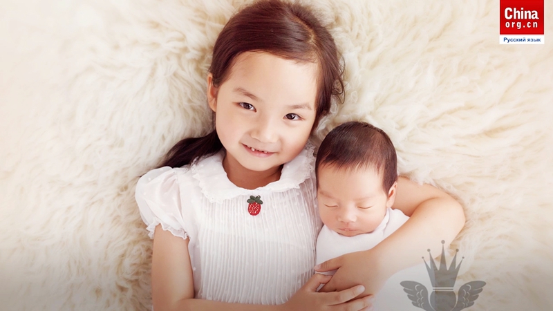 Фото новорожденных набирают популярность в Китае