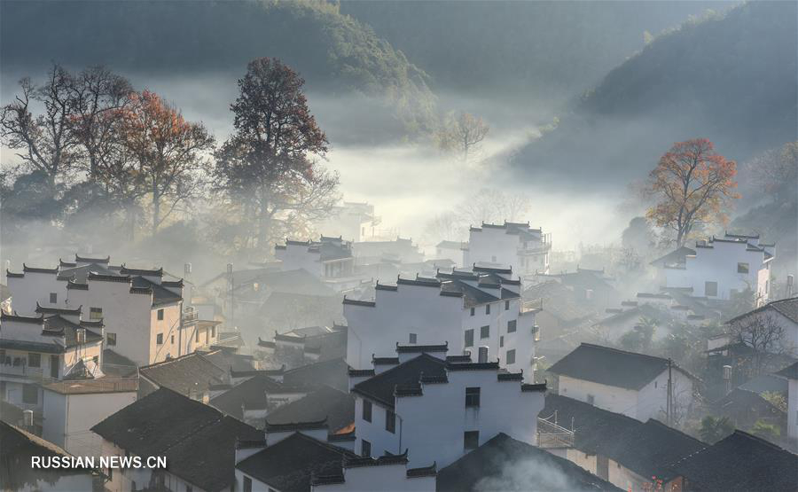 Конец осени и начало зимы в Китае