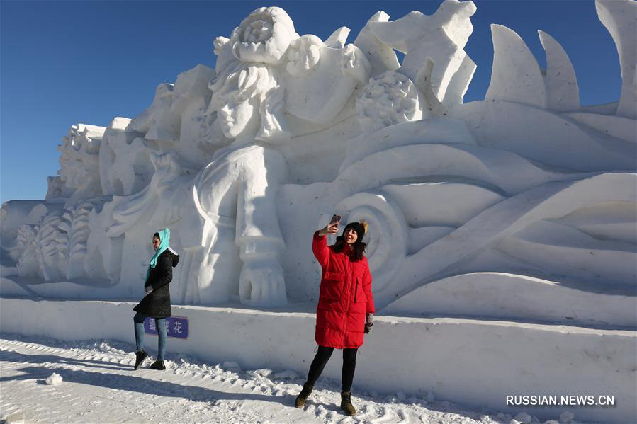 Красота льда и снега привлекает туристов в Фэннин