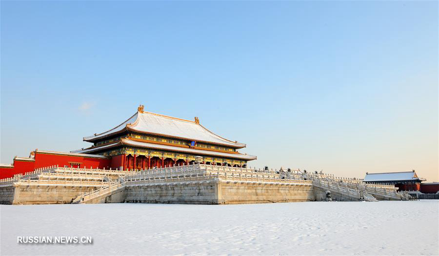Зимняя красота музея Гугун