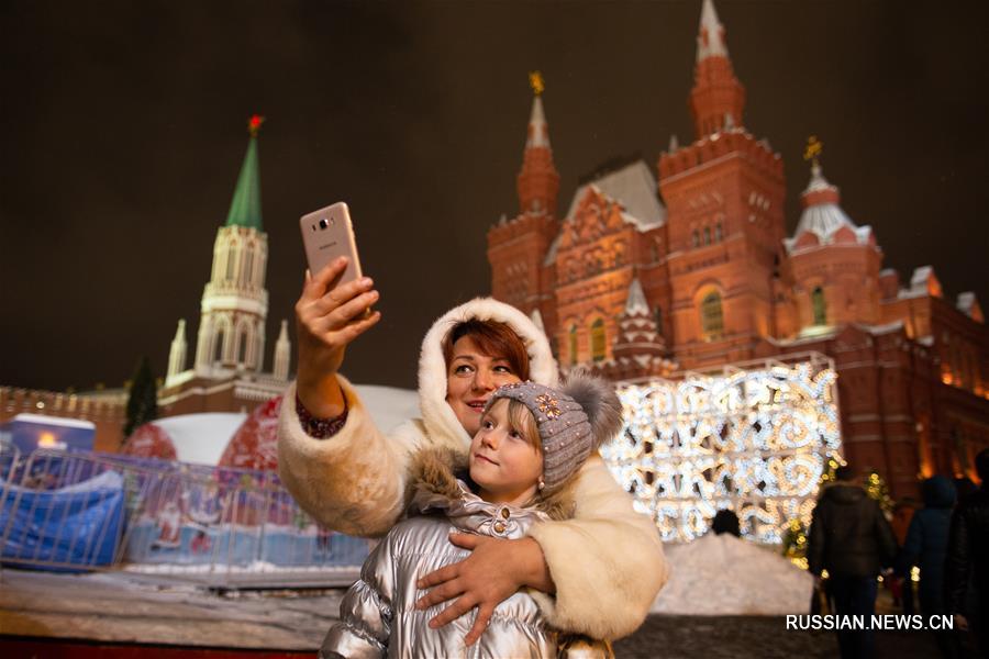 Новогодняя ночь в Москве