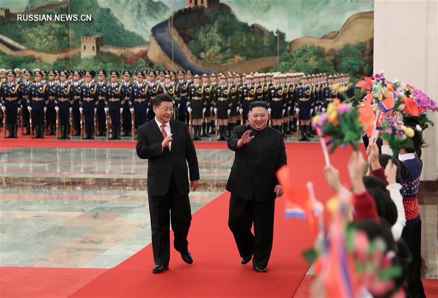 Си Цзиньпин провел переговоры с Ким Чен Ыном 
