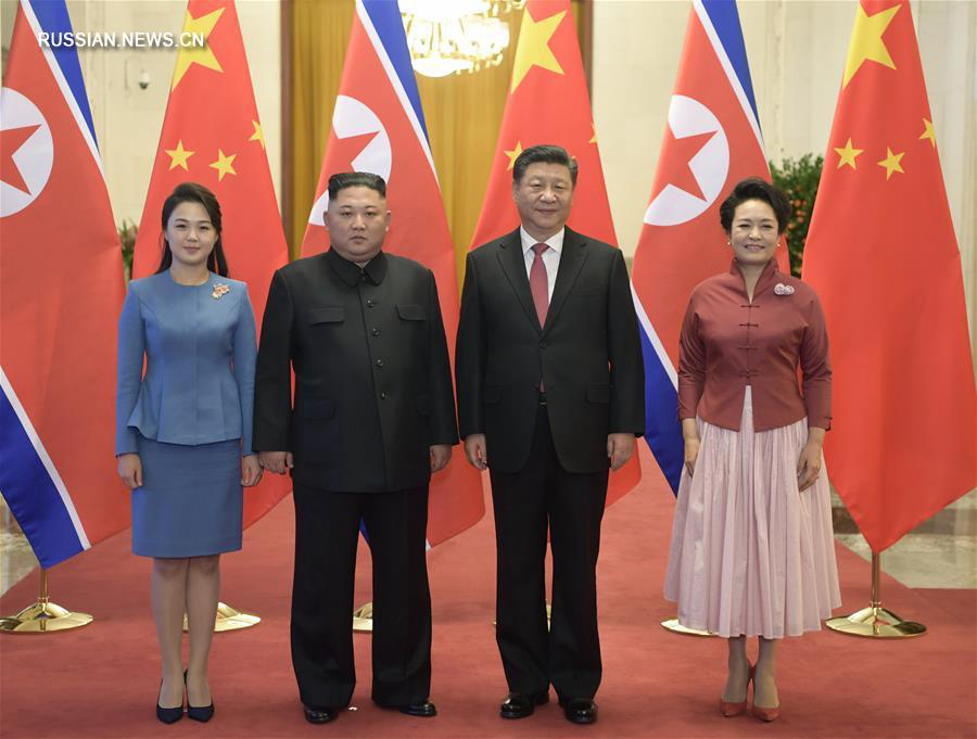 Си Цзиньпин провел переговоры с Ким Чен Ыном 