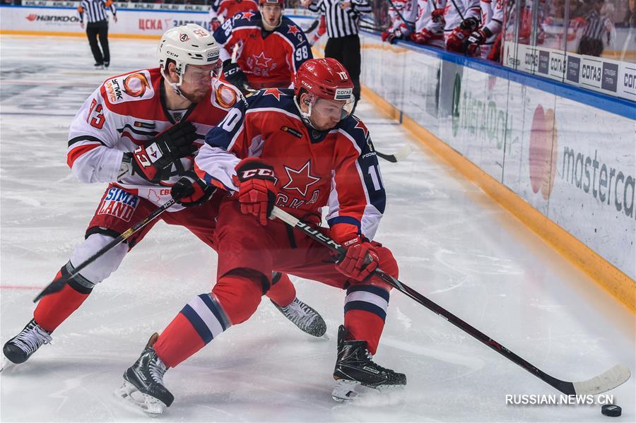 Хоккей -- Регулярный чемпионат КХЛ: ЦСКА -- Автомобилист