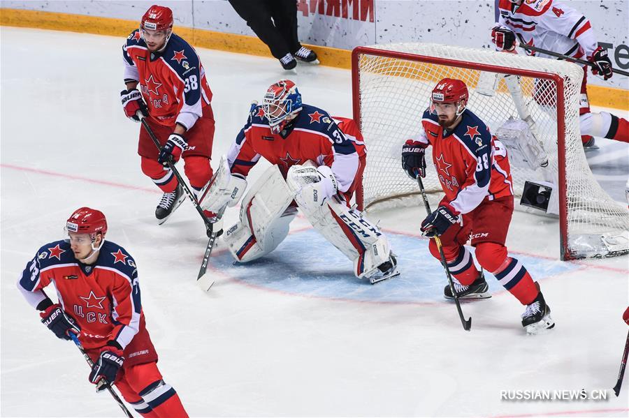 Хоккей -- Регулярный чемпионат КХЛ: ЦСКА -- Автомобилист