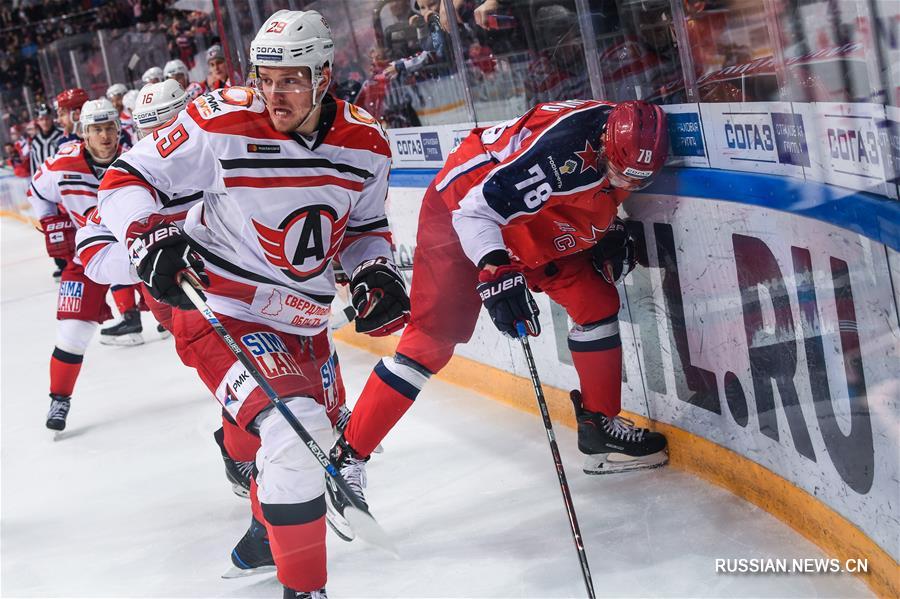 Хоккей -- Регулярный чемпионат КХЛ: ЦСКА -- Автомобилист