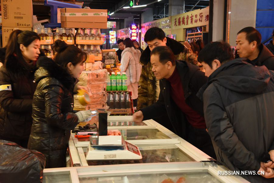 Российские товары обогащают выбор китайцев в канун наступающего праздника Чуньцзе