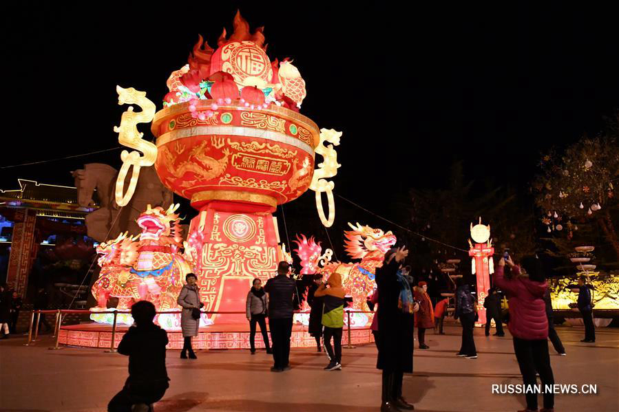 Ланьчжоу готовится к выставке фонарей