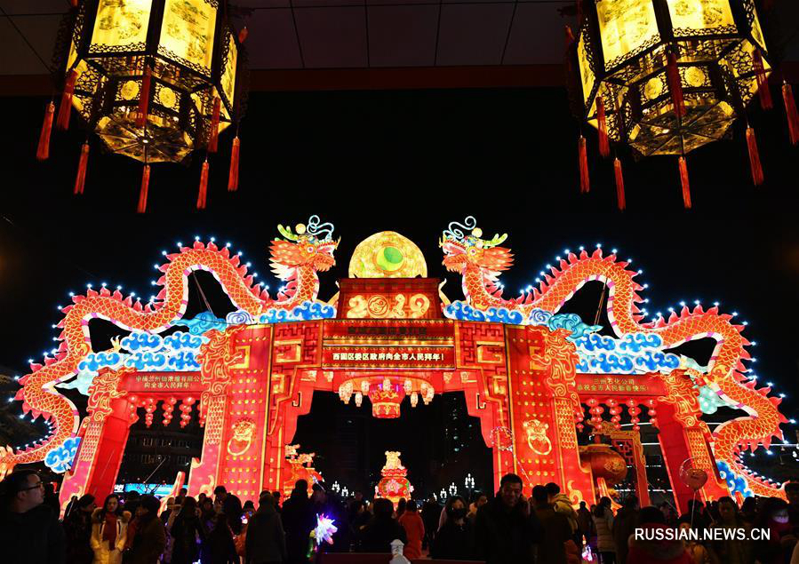 Ланьчжоу готовится к выставке фонарей