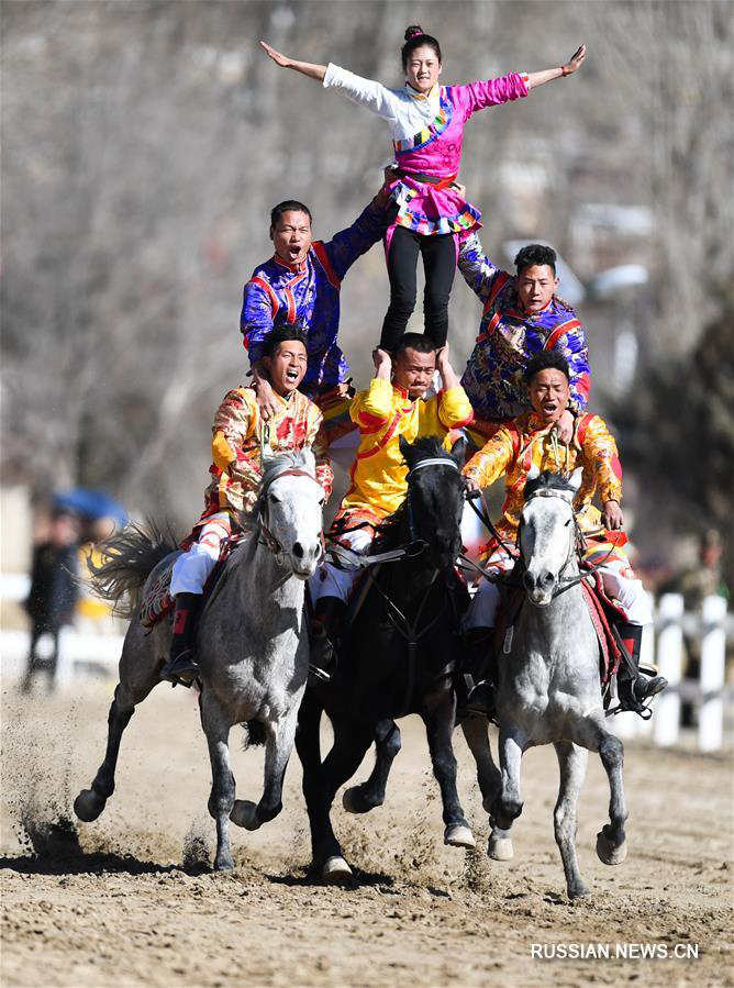 Празднование Нового года в Тибетском АР