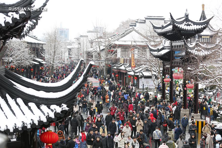 Доходы от внутреннего туризма в Китае за дни Праздника весны составили 513,9 млрд юаней
