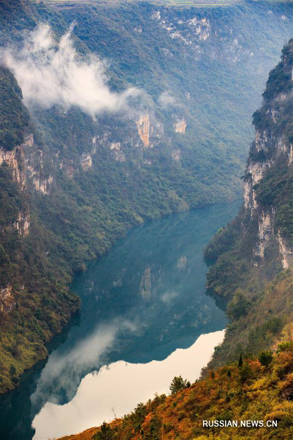 Каньон реки Ячихэ в провинции Гуйчжоу